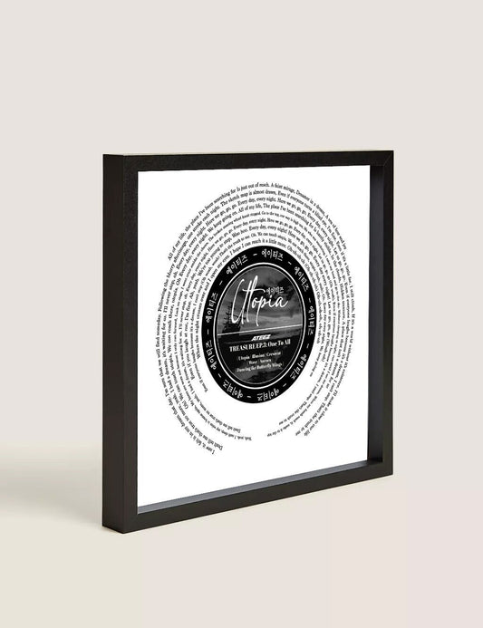 "UTOPIA" Ateez lyric Print