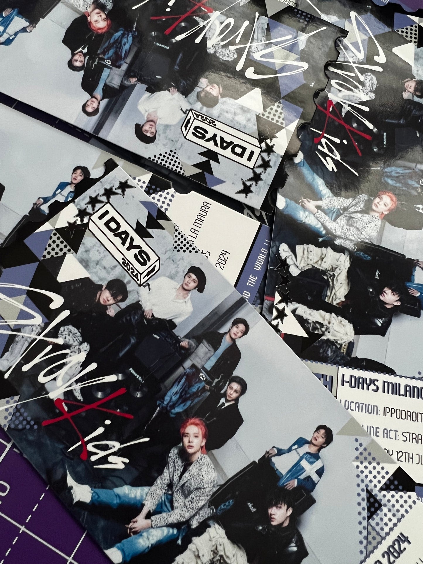 Stray Kids Ticket souvenir Lollapalooza &  I-D*YS Milan festival Options Inspiration