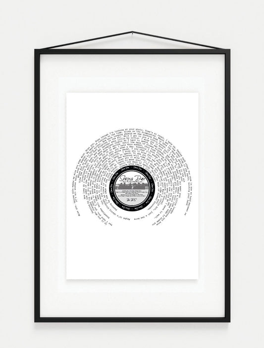 BTS "SPRING DAY" full lyric Print