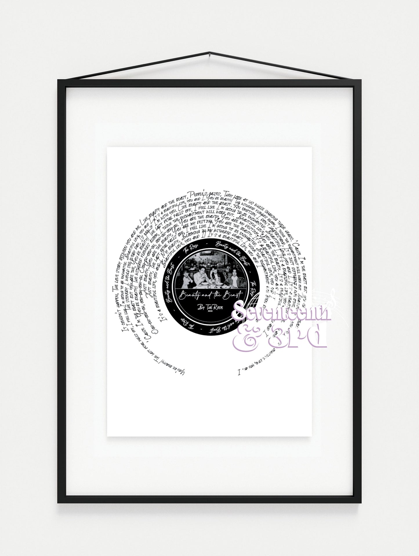 The Rose (더로즈) "Beauty and the Beast" art Print Dusk