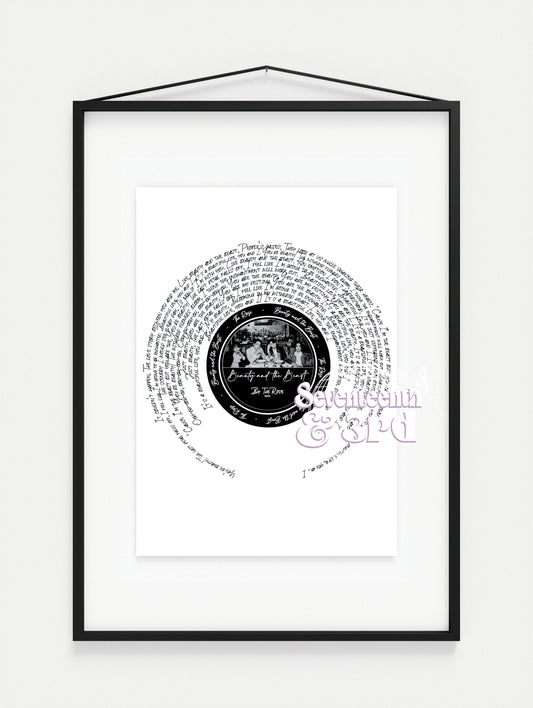 The Rose (더로즈) "Beauty and the Beast" art Print Dusk