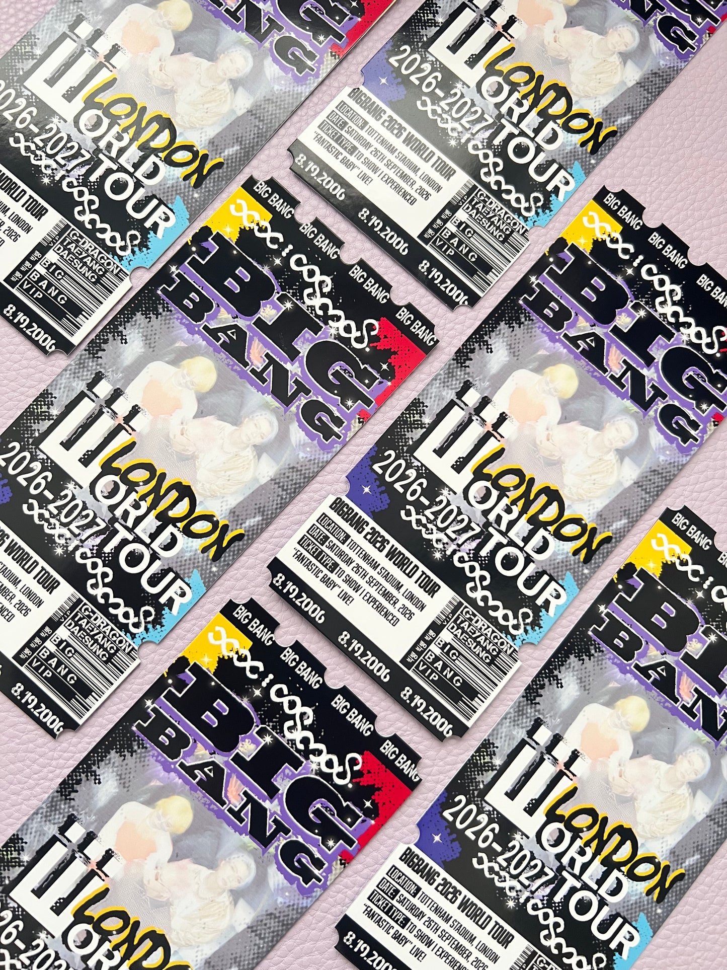"BIG BANG" inspired Souvenir Ticket
