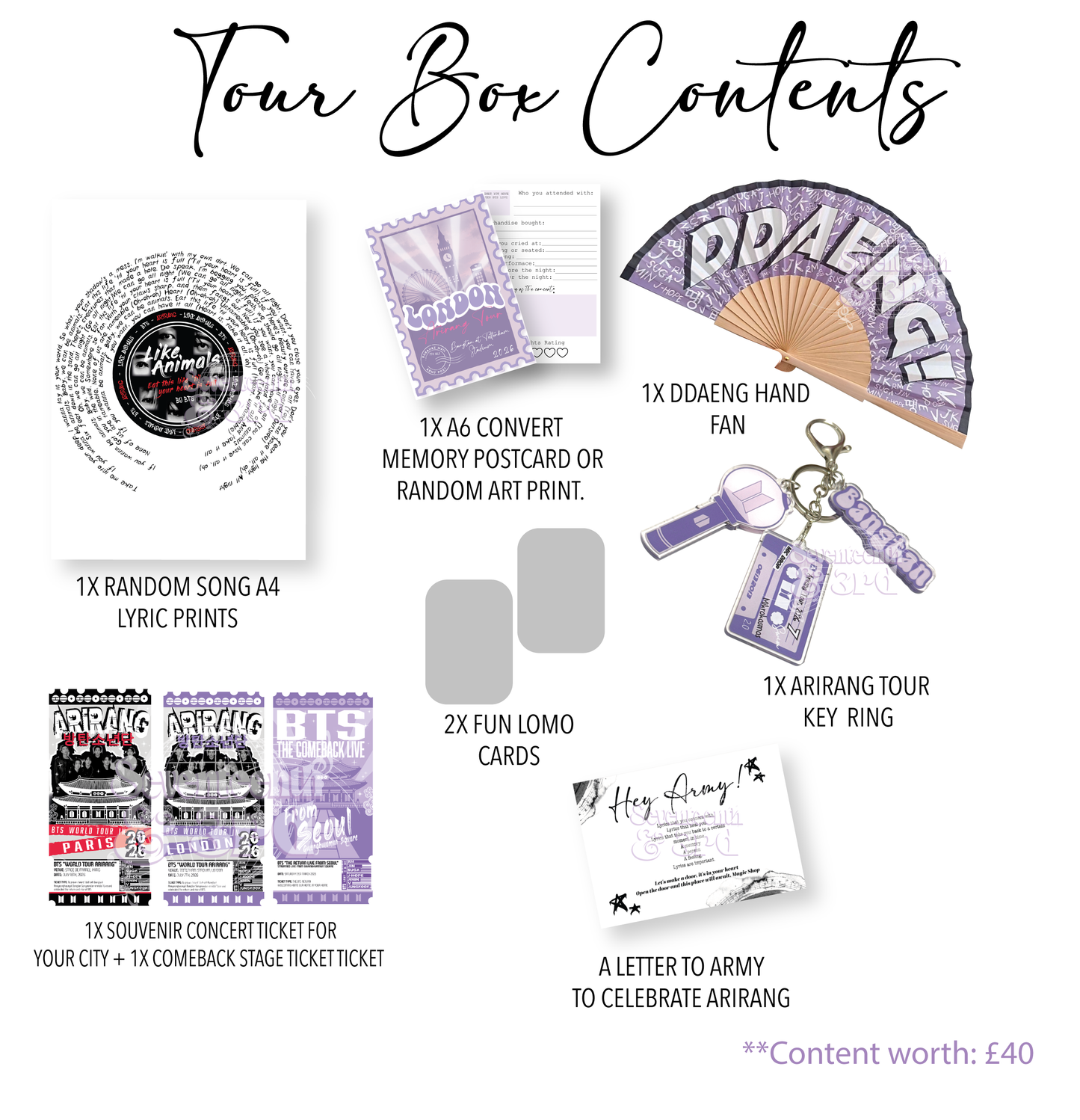 ARIRANG BTS Mystery Gift Box
