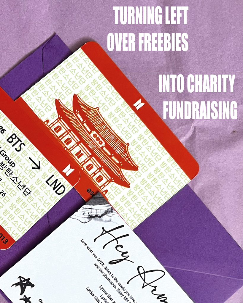 BTS Tour Travel Ticket Souvenir *CHARITY*