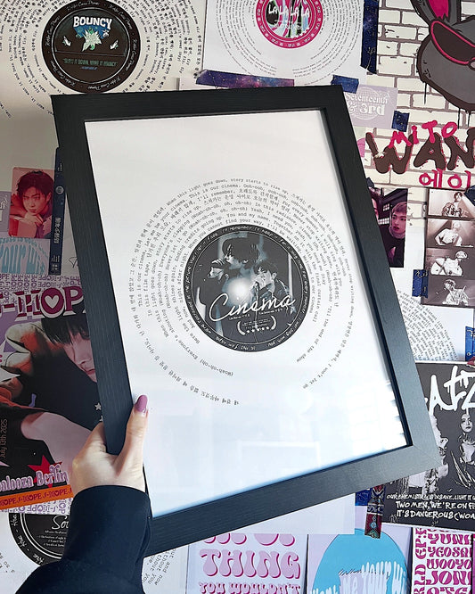 Stray Kids  "Cinema" Lyric Wall Art Print
