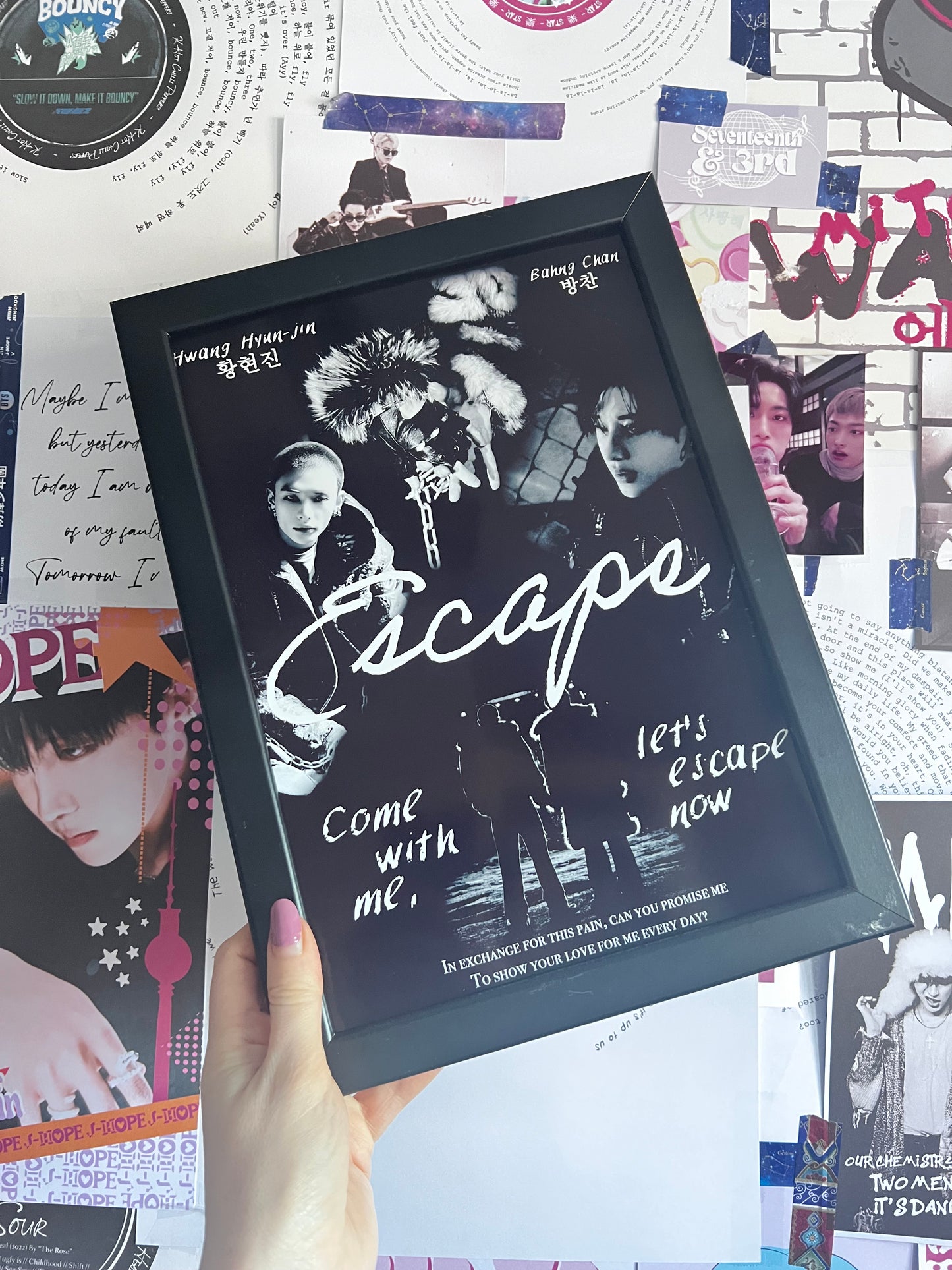 "Escape" Stray kids movie inspired poster