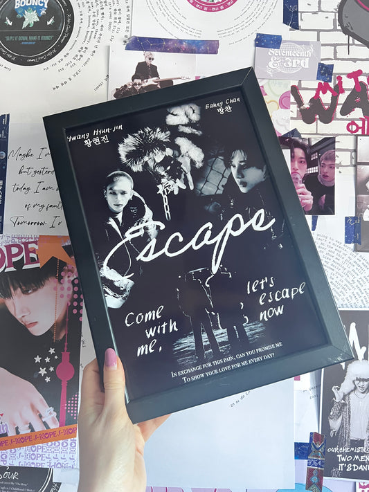 "Escape" Stray kids movie inspired poster