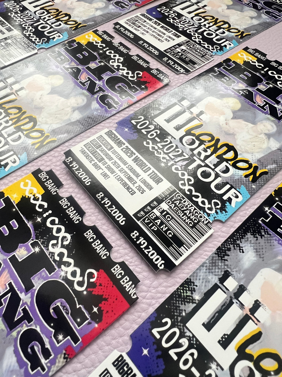 "BIG BANG" inspired Souvenir Ticket