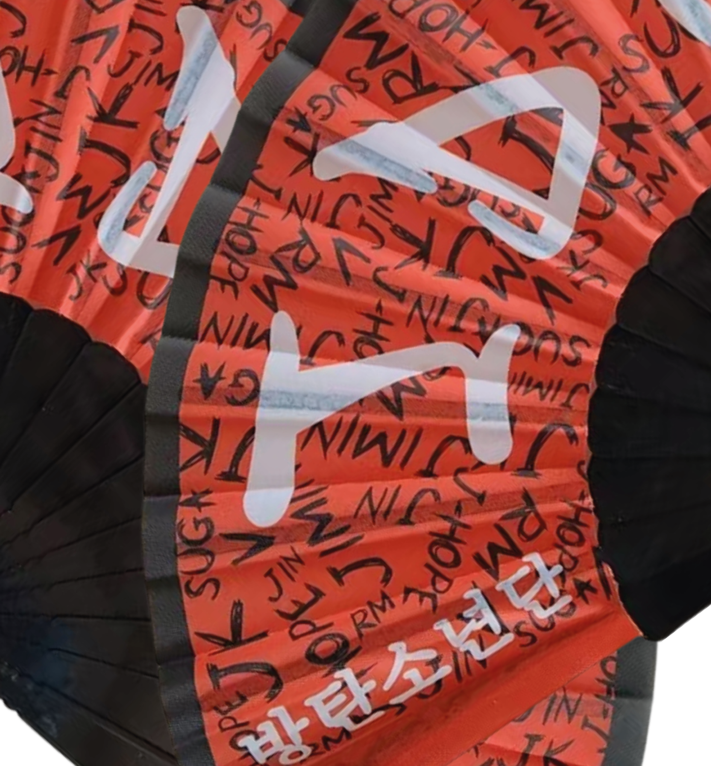 "IDOL" Iconic fabric Hand Fan