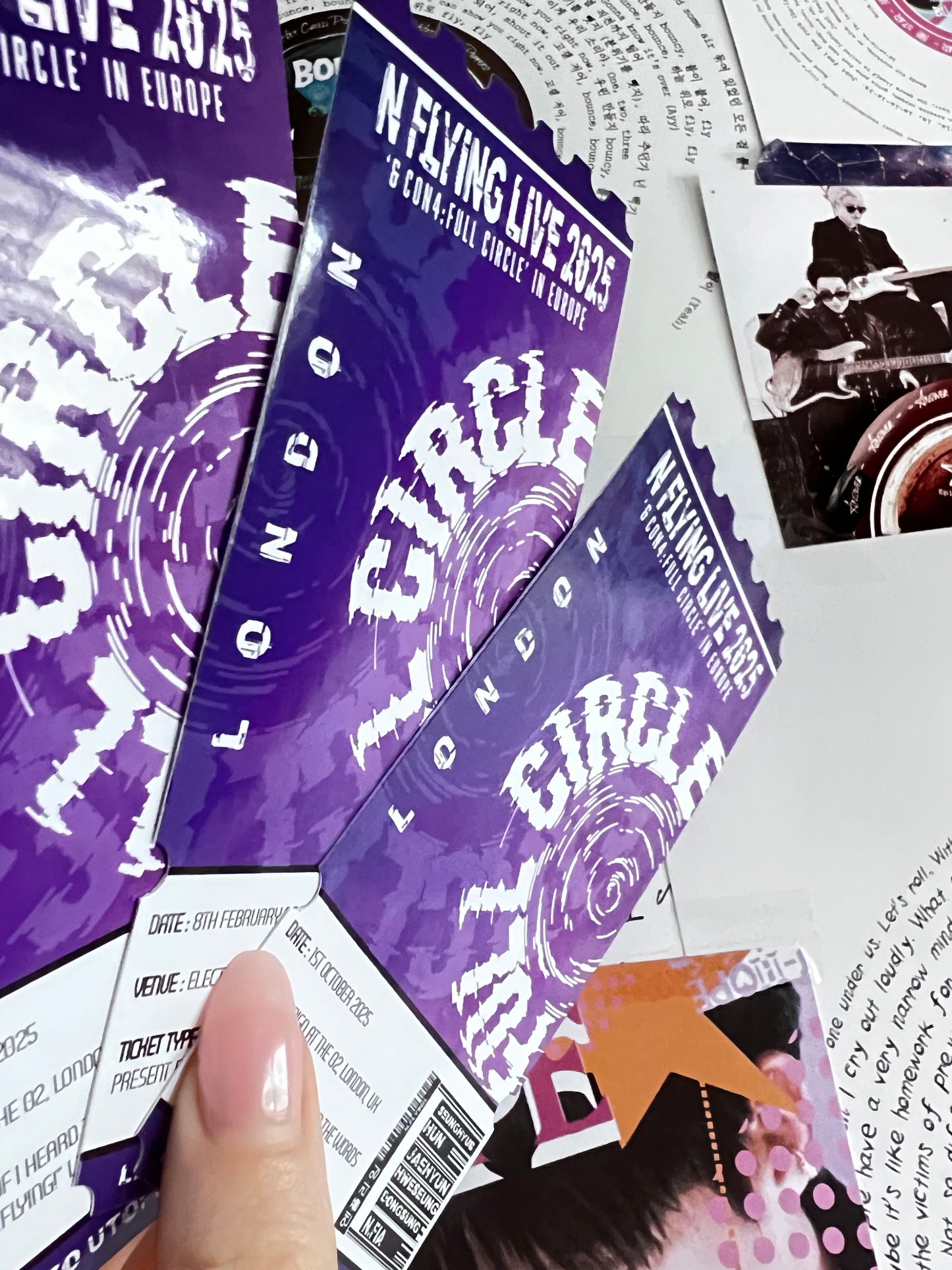 N.FLYING Inspired souvenir Ticket