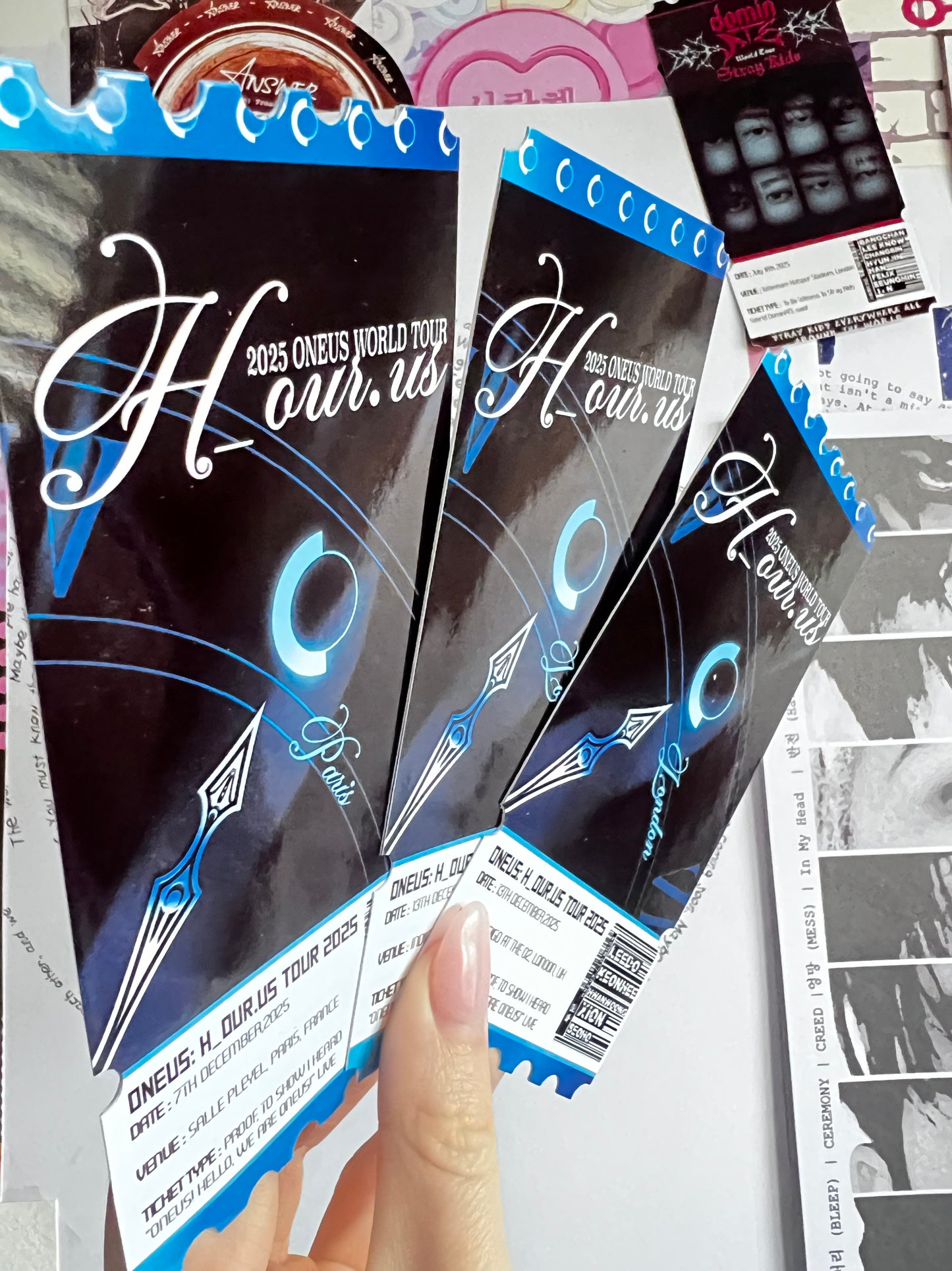 ONEUS Inspired souvenir ticket