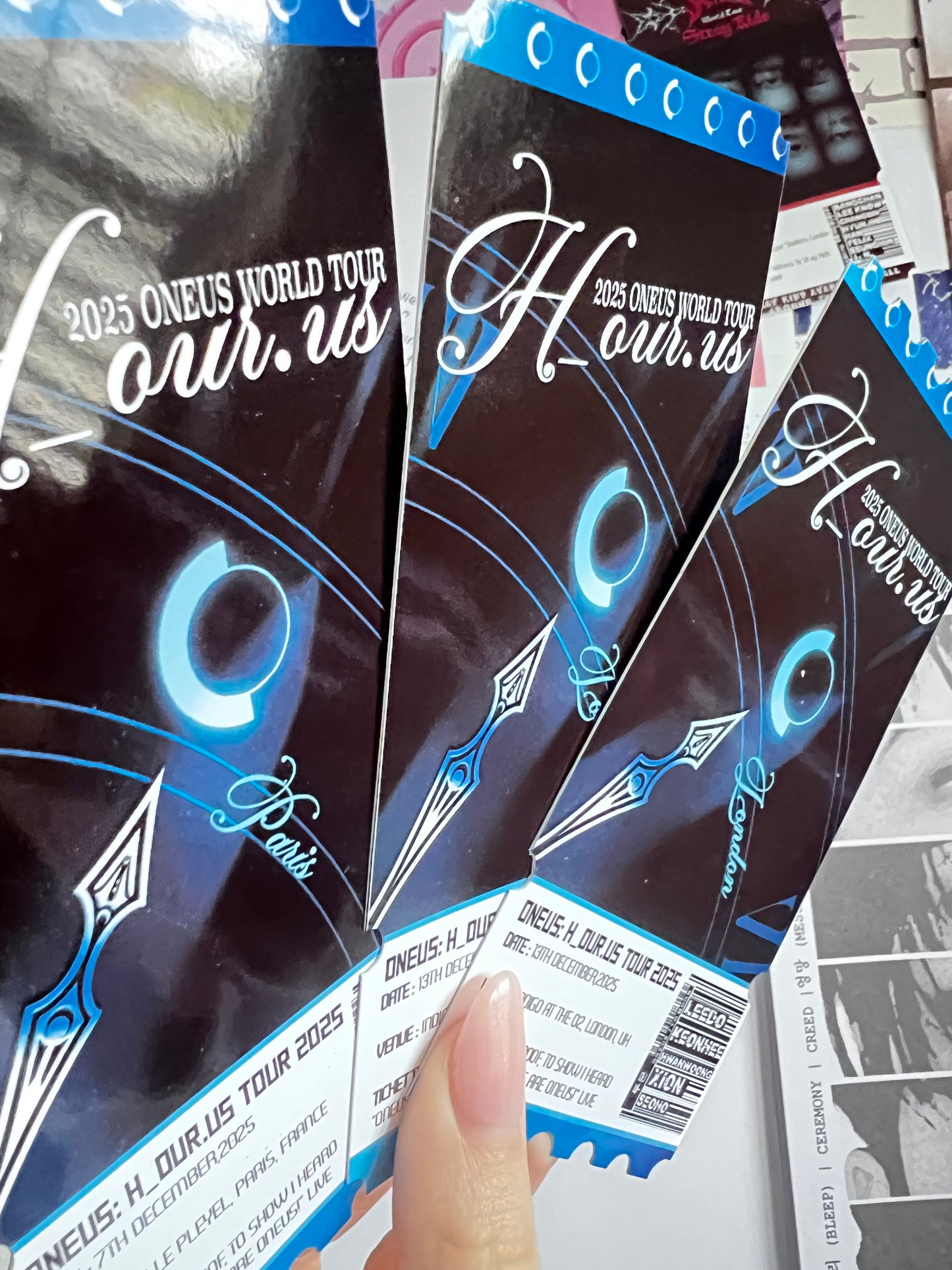 ONEUS Inspired souvenir ticket