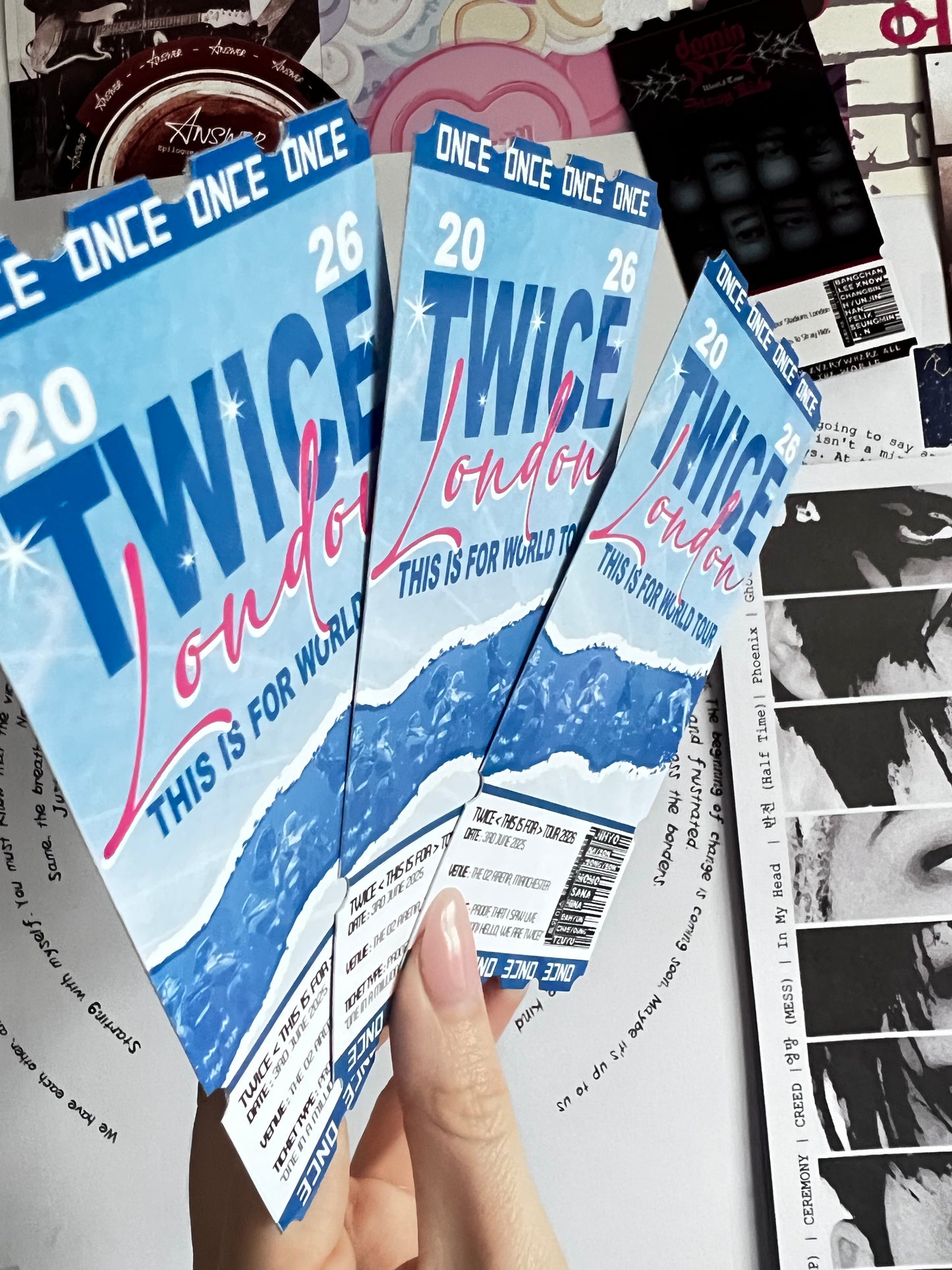 TWICE inspired souvenir ticket
