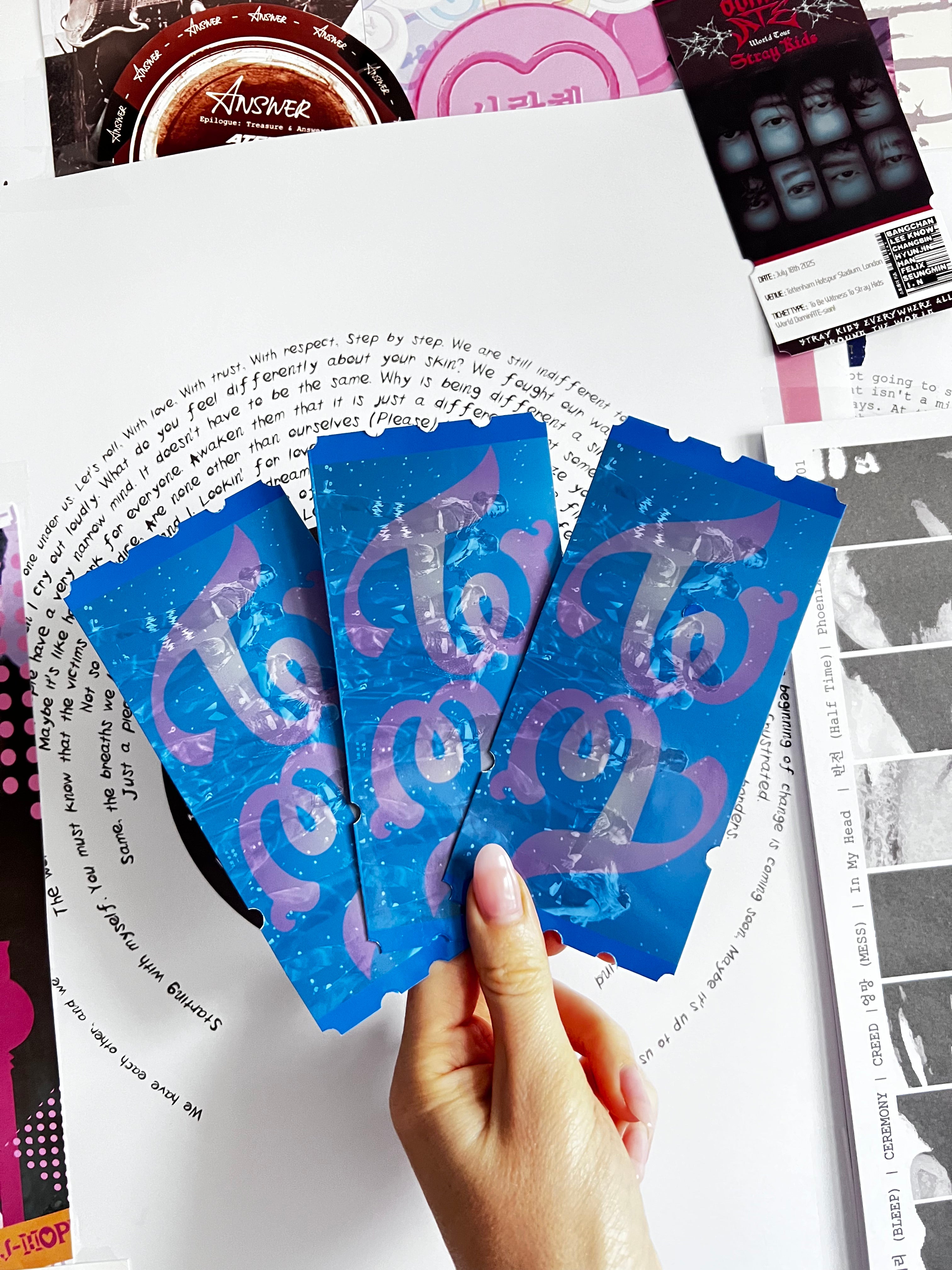 TWICE inspired souvenir ticket – Seventeenth&3rd