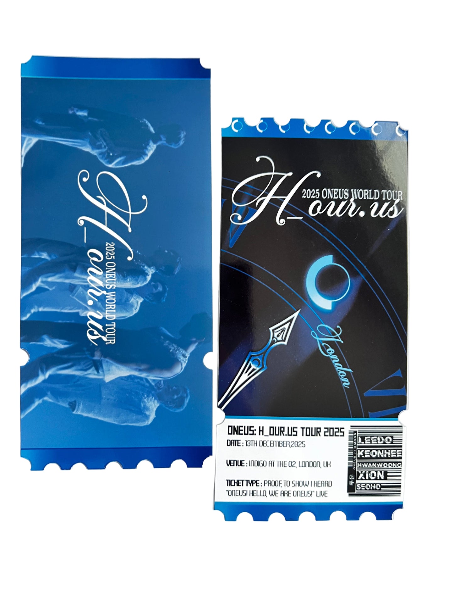 ONEUS Inspired souvenir ticket