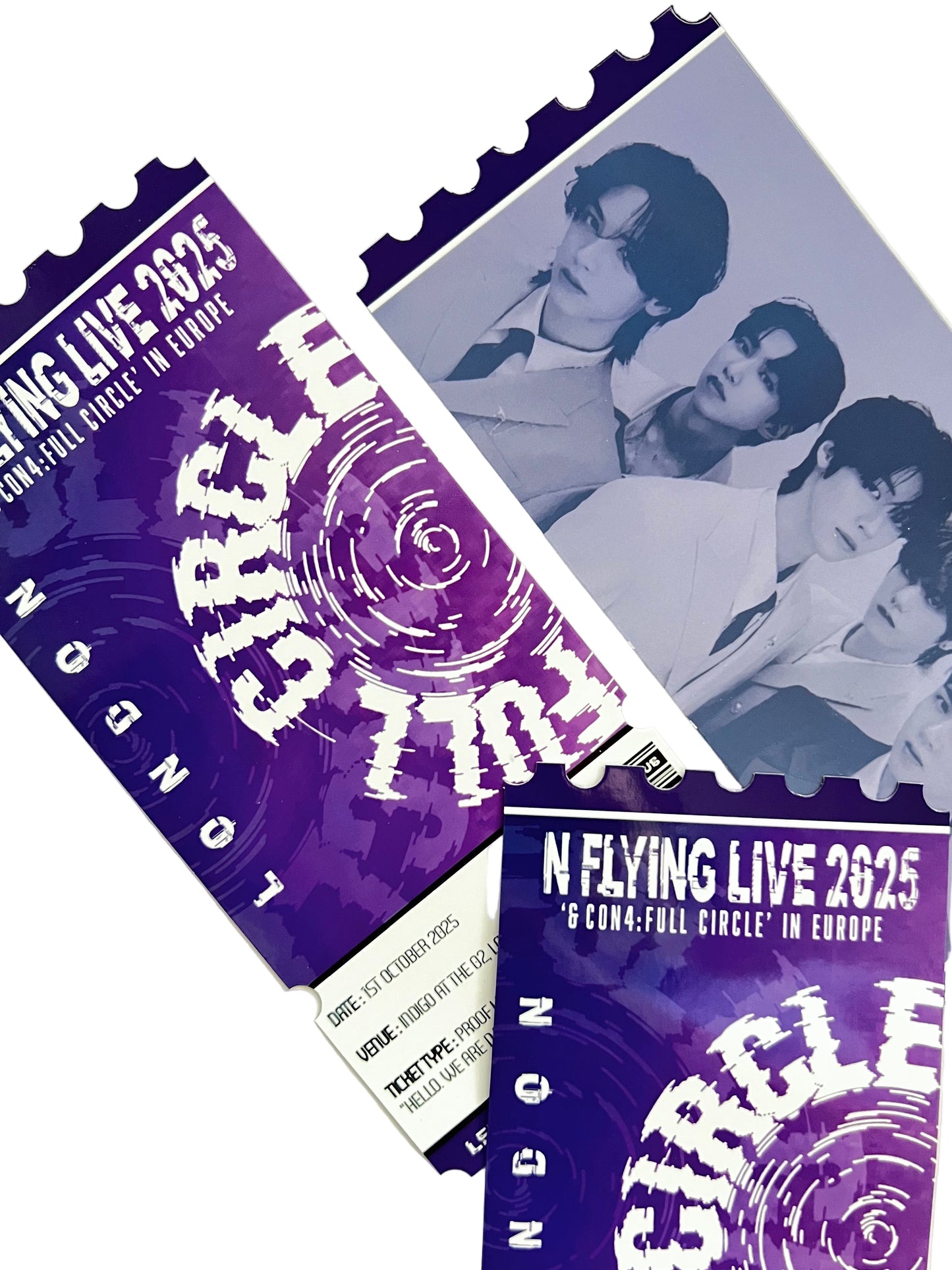N.FLYING Inspired souvenir Ticket