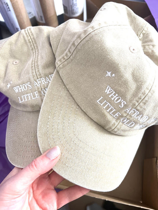 "Who's afraid of Little old Me" T.swift Cap