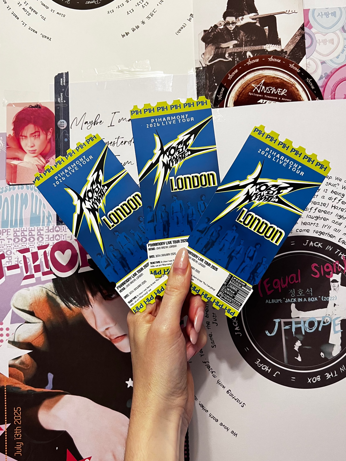 P1H Inspired souvenir ticket