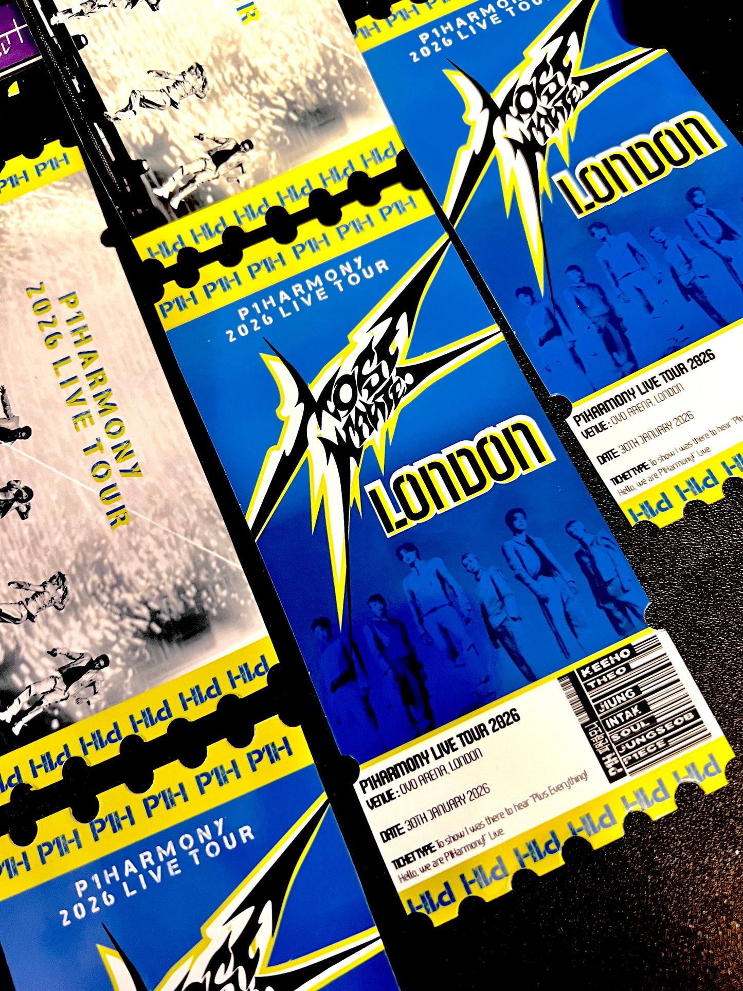 P1H Inspired souvenir ticket