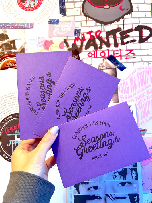 K-POP Secret Santa Letter Gift