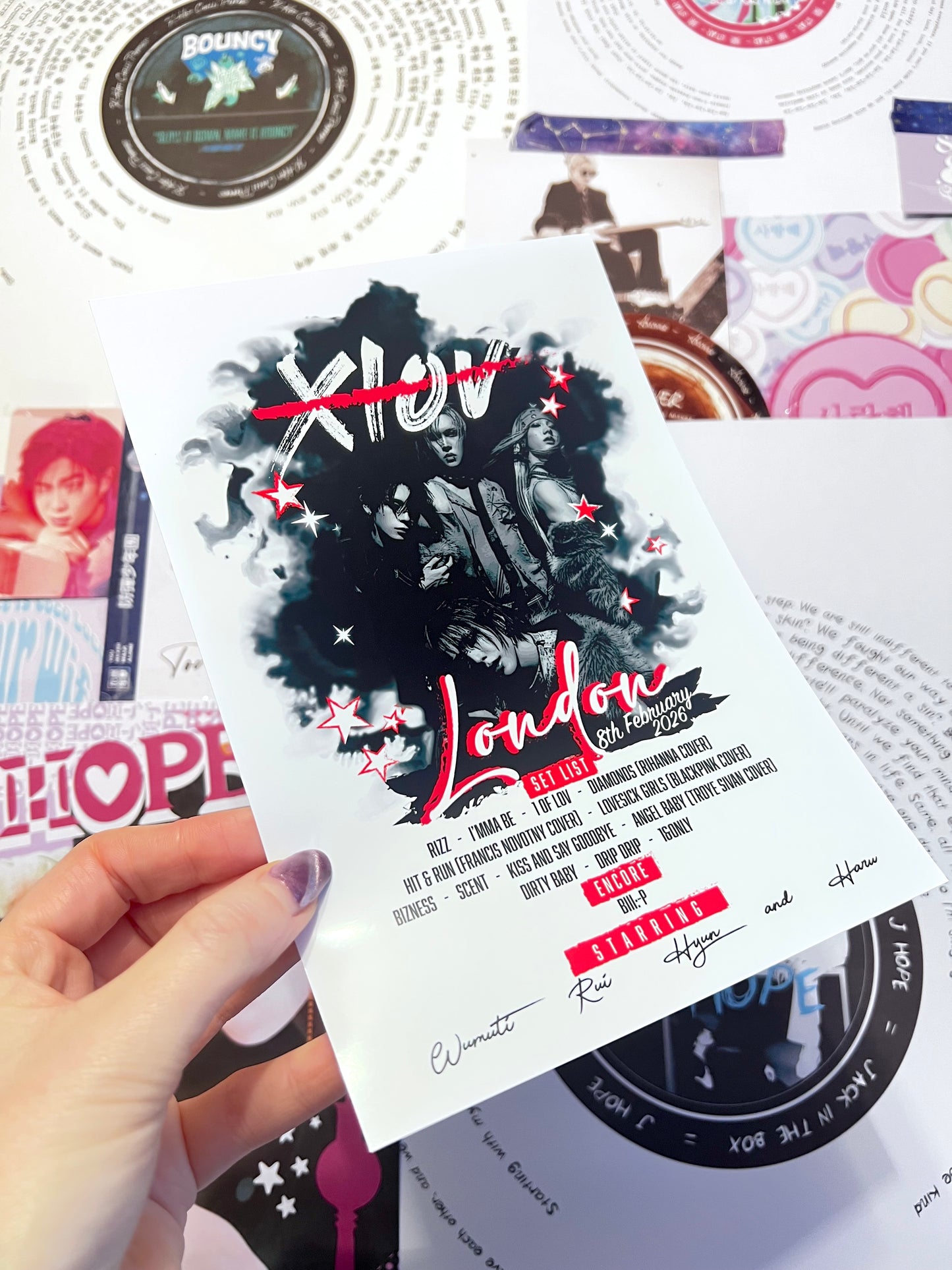 XLOV inspired Tour Set List 2026