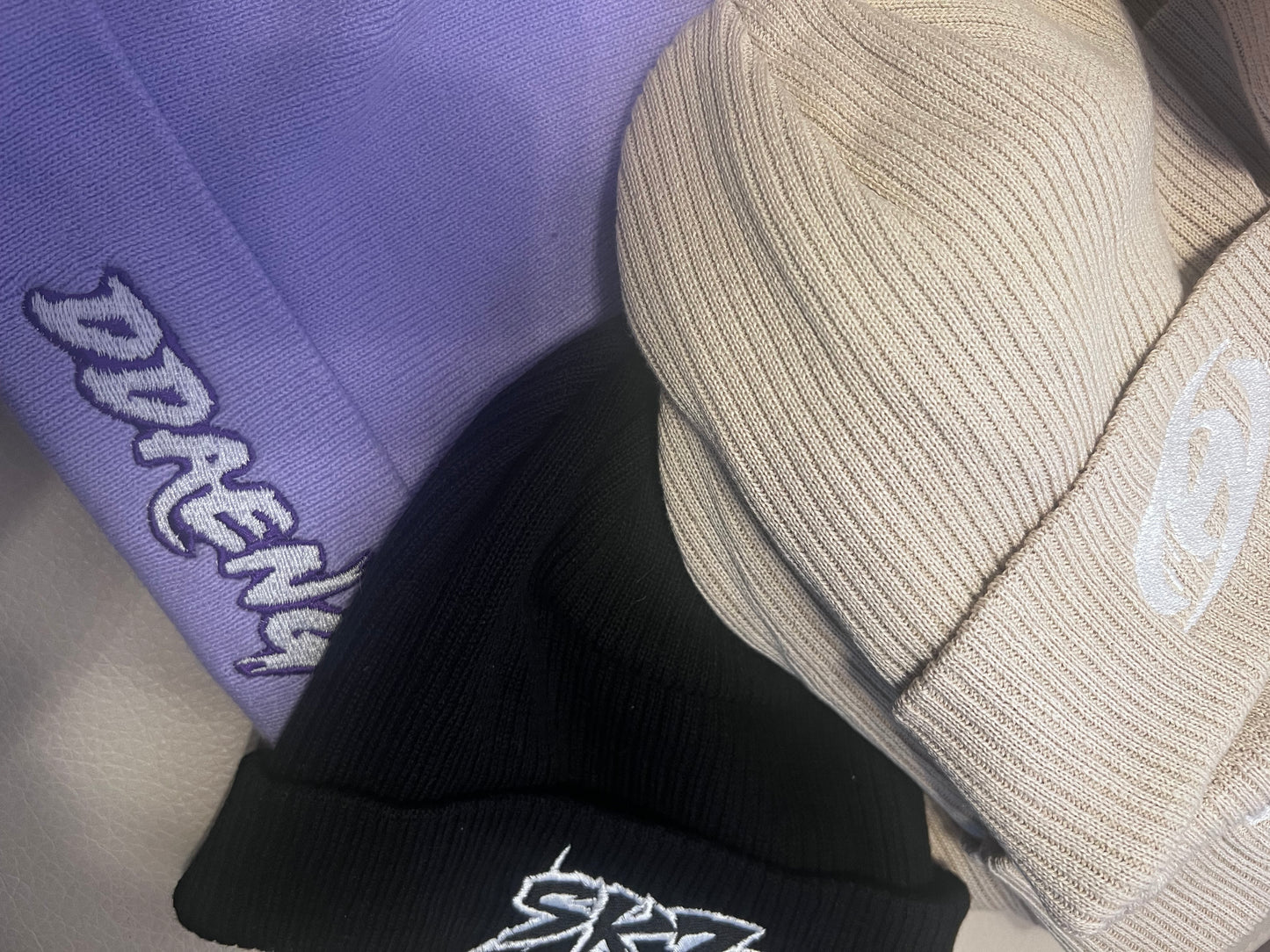 SKZ embroidery beanie hat