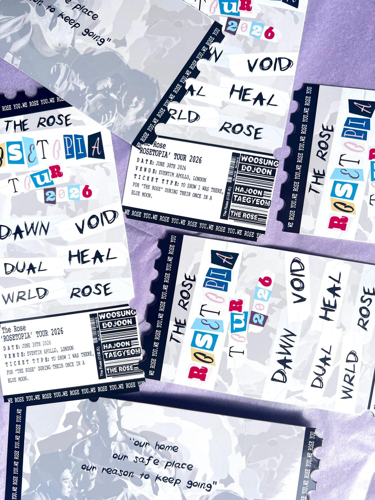 The Rosetopia inspired Souvenir Tour Ticket 2026