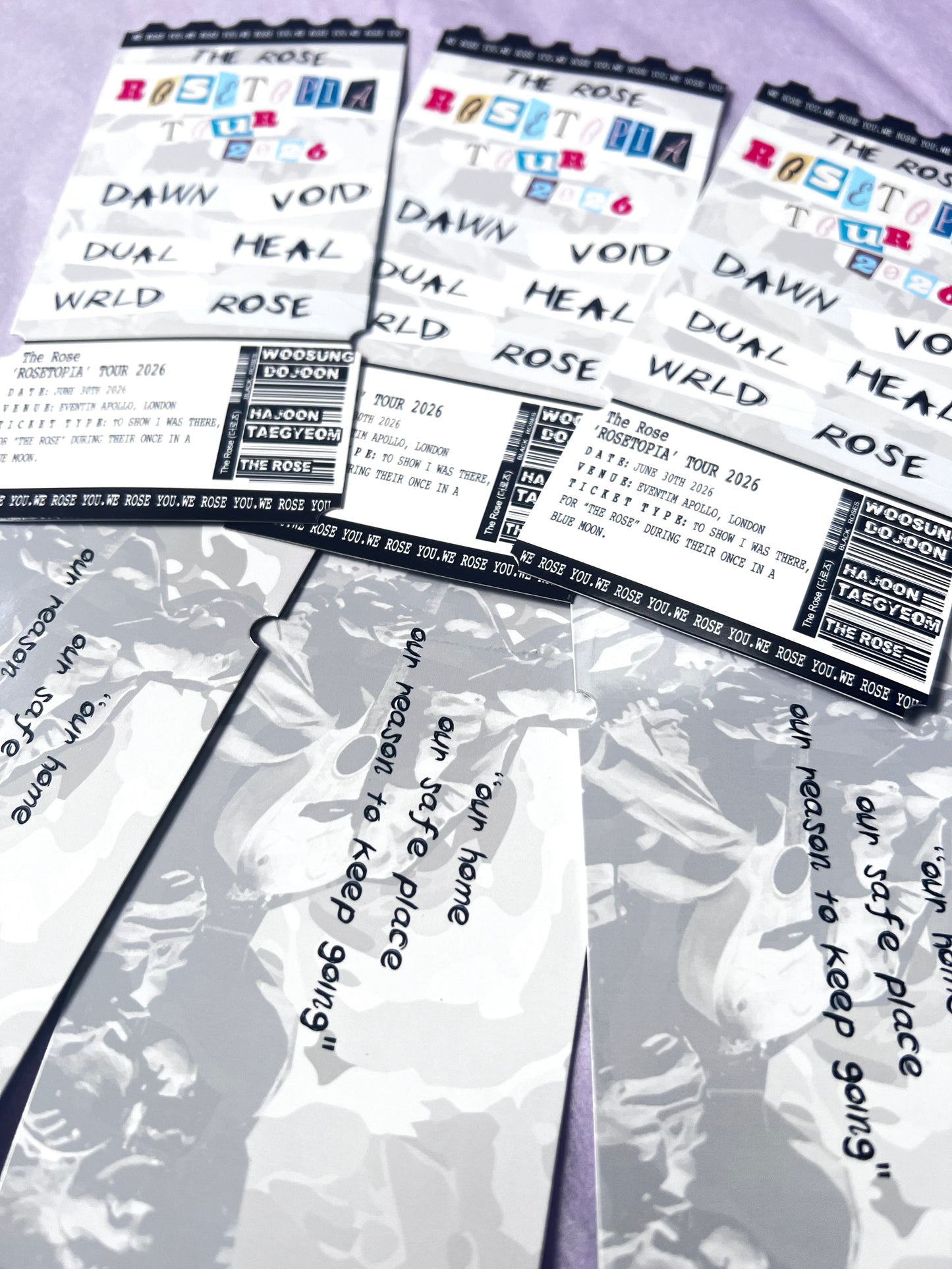 The Rosetopia inspired Souvenir Tour Ticket 2026