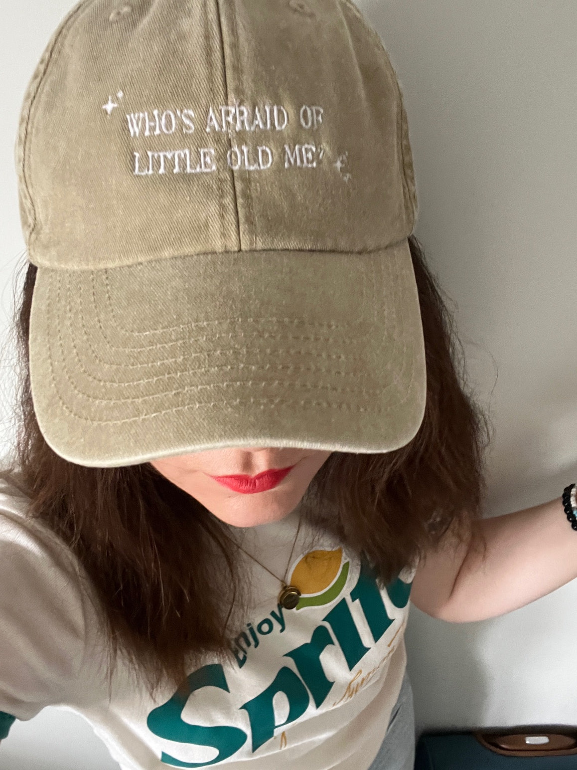 "Who's afraid of Little old Me" T.swift Cap