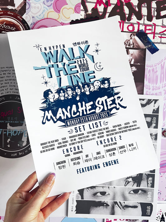 Enhypen Inspired World Tour 2025 Set List