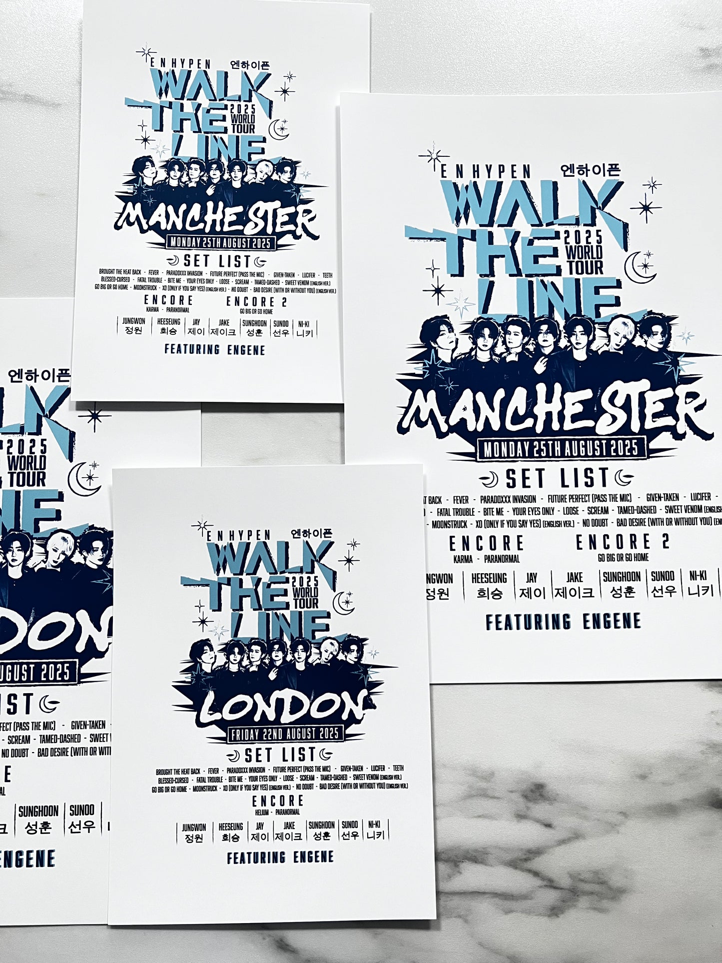 Enhypen Inspired World Tour 2025 Set List