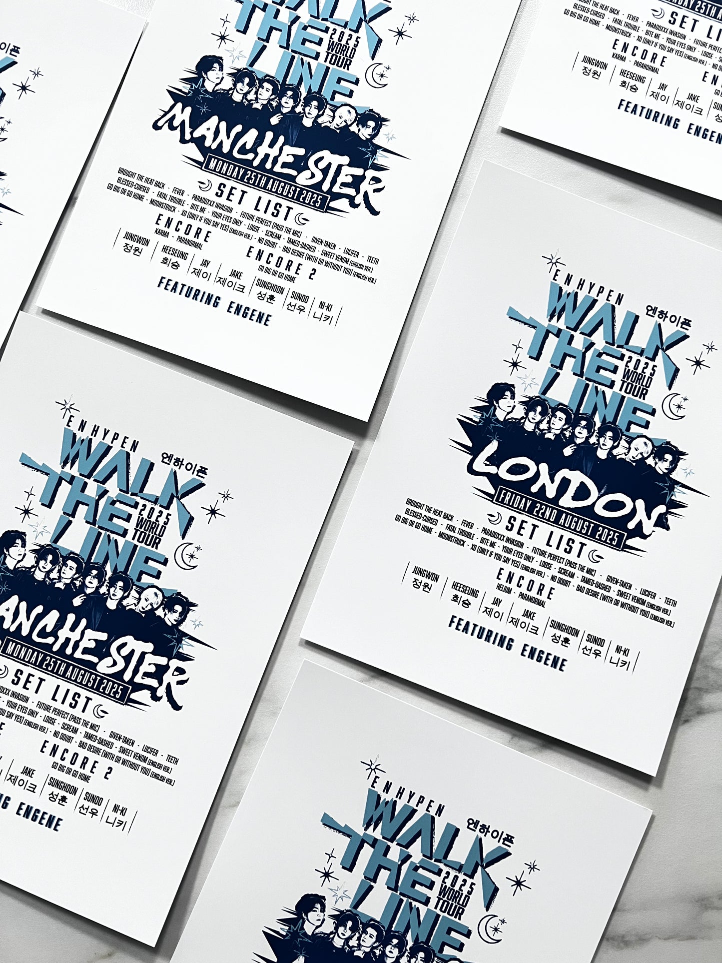 Enhypen Inspired World Tour 2025 Set List