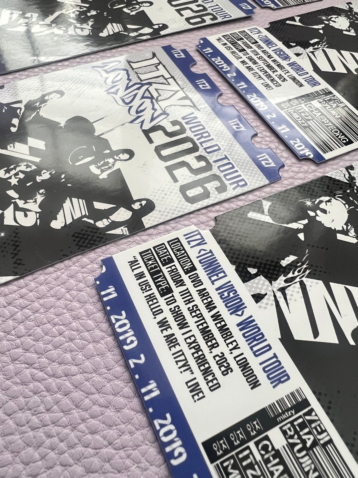 "ITZY" inspired Souvenir Ticket
