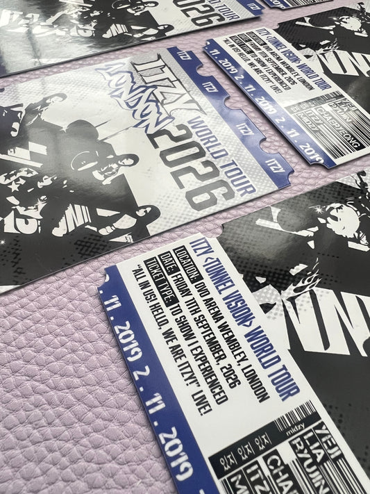 "ITZY" inspired Souvenir Ticket