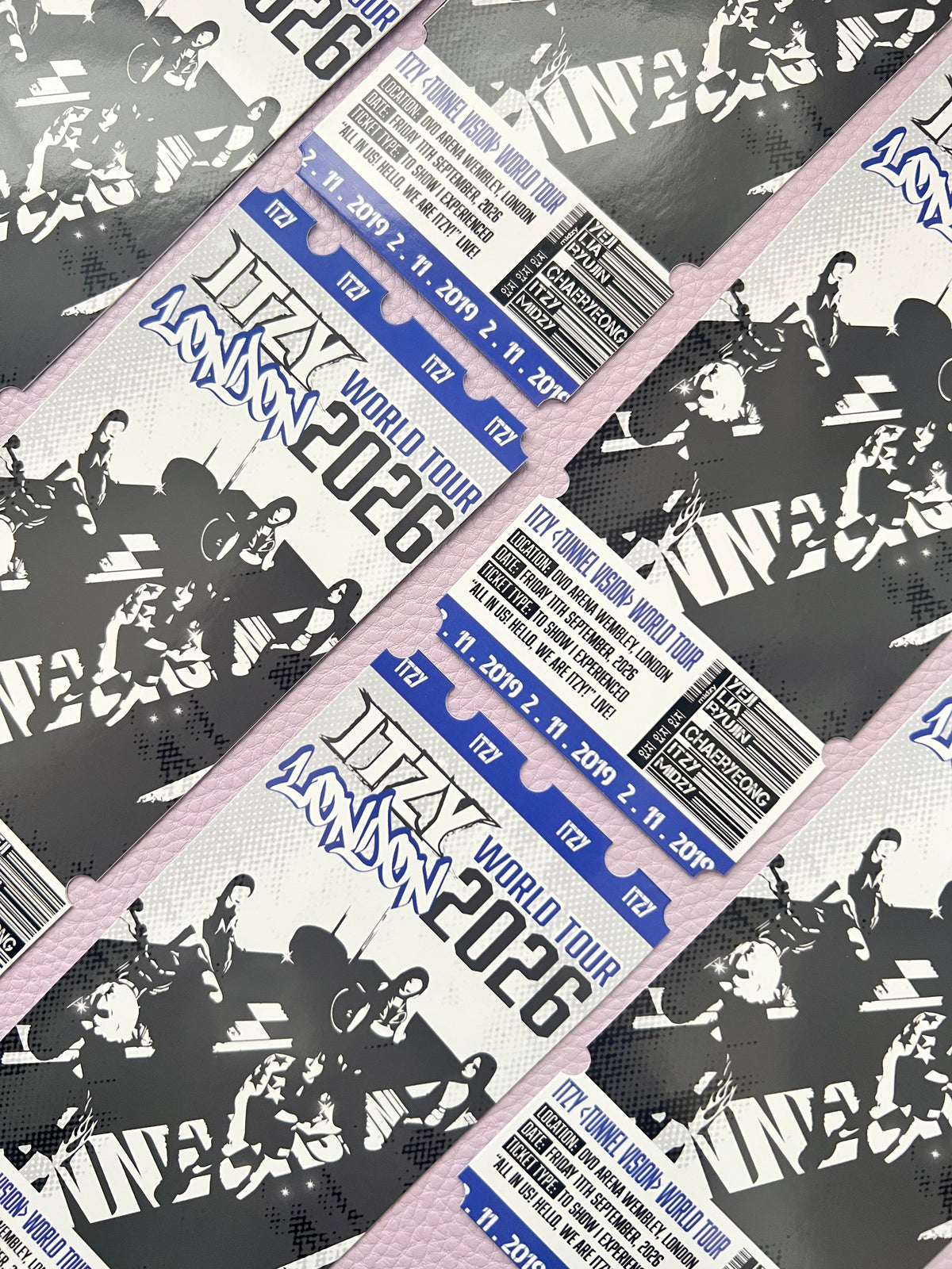 "ITZY" inspired Souvenir Ticket
