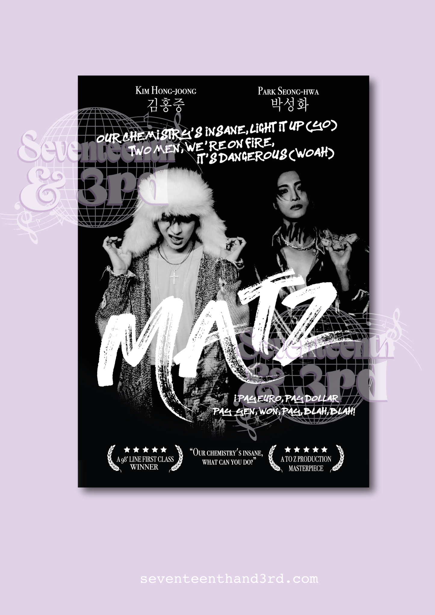 MATZ Print Hongjoong and Seonghwa