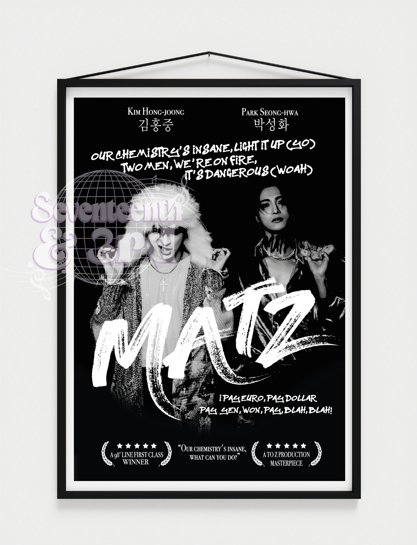 MATZ Print Hongjoong and Seonghwa