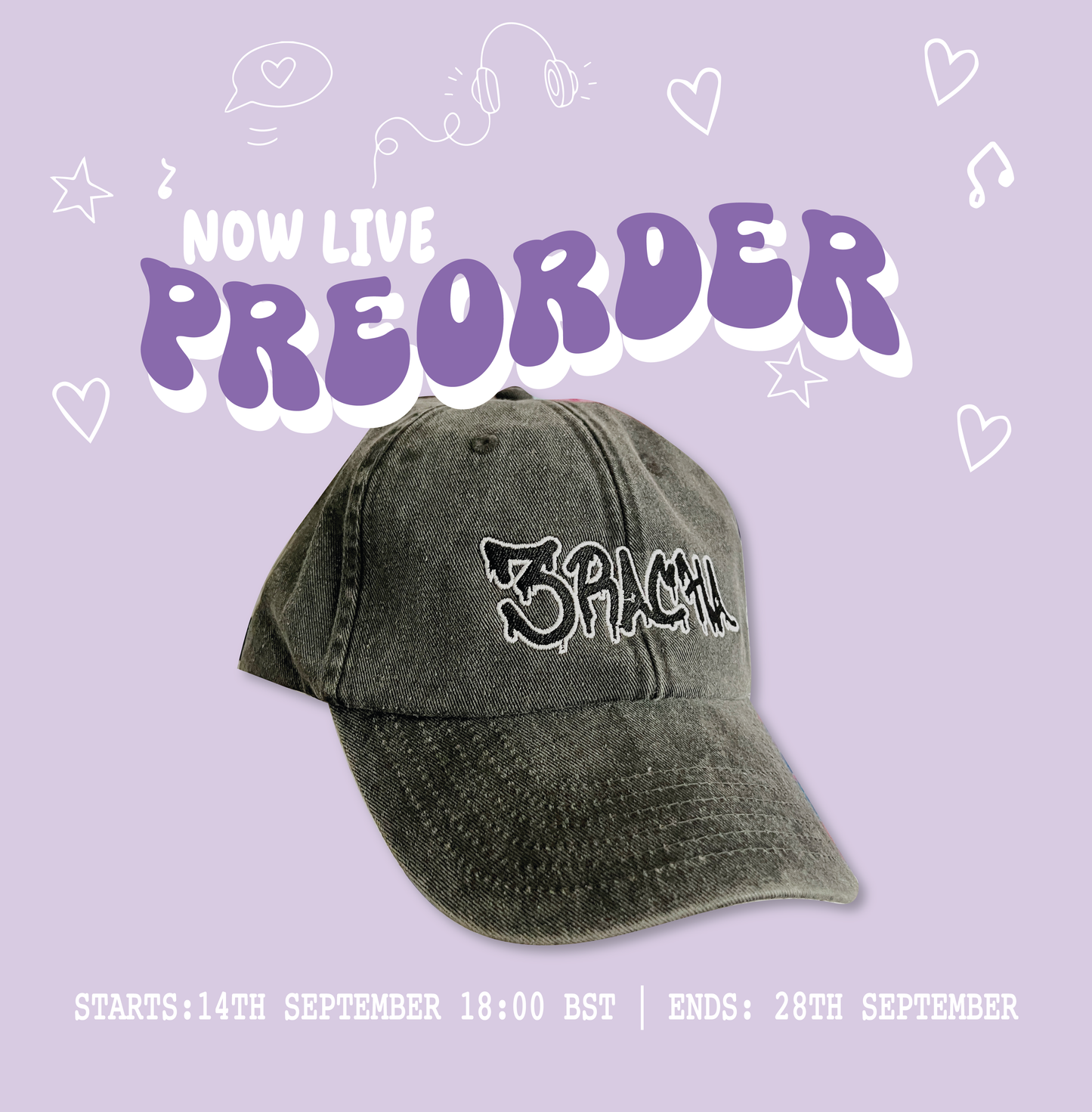 Stray Kids "3Racha" Embroidery Cap *PRE ORDER*