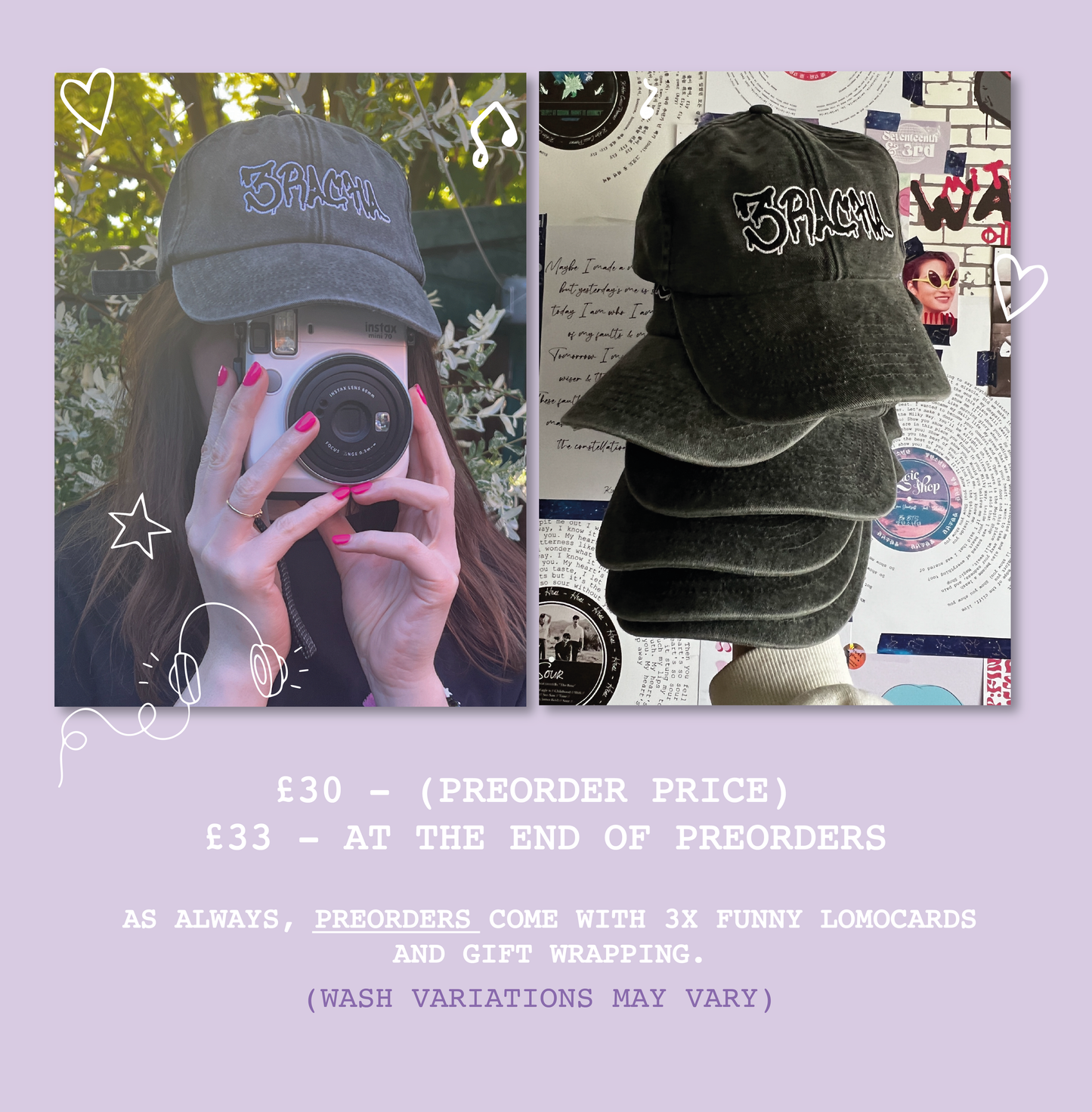 Stray Kids "3Racha" Embroidery Cap *PRE ORDER*