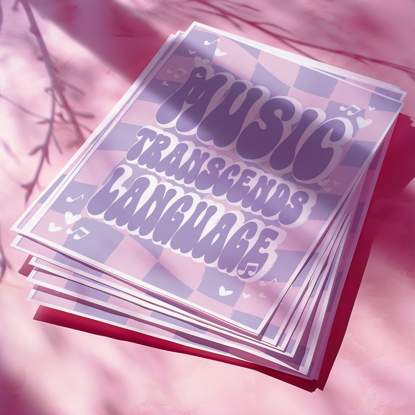 "Music transcends Language" Art Print