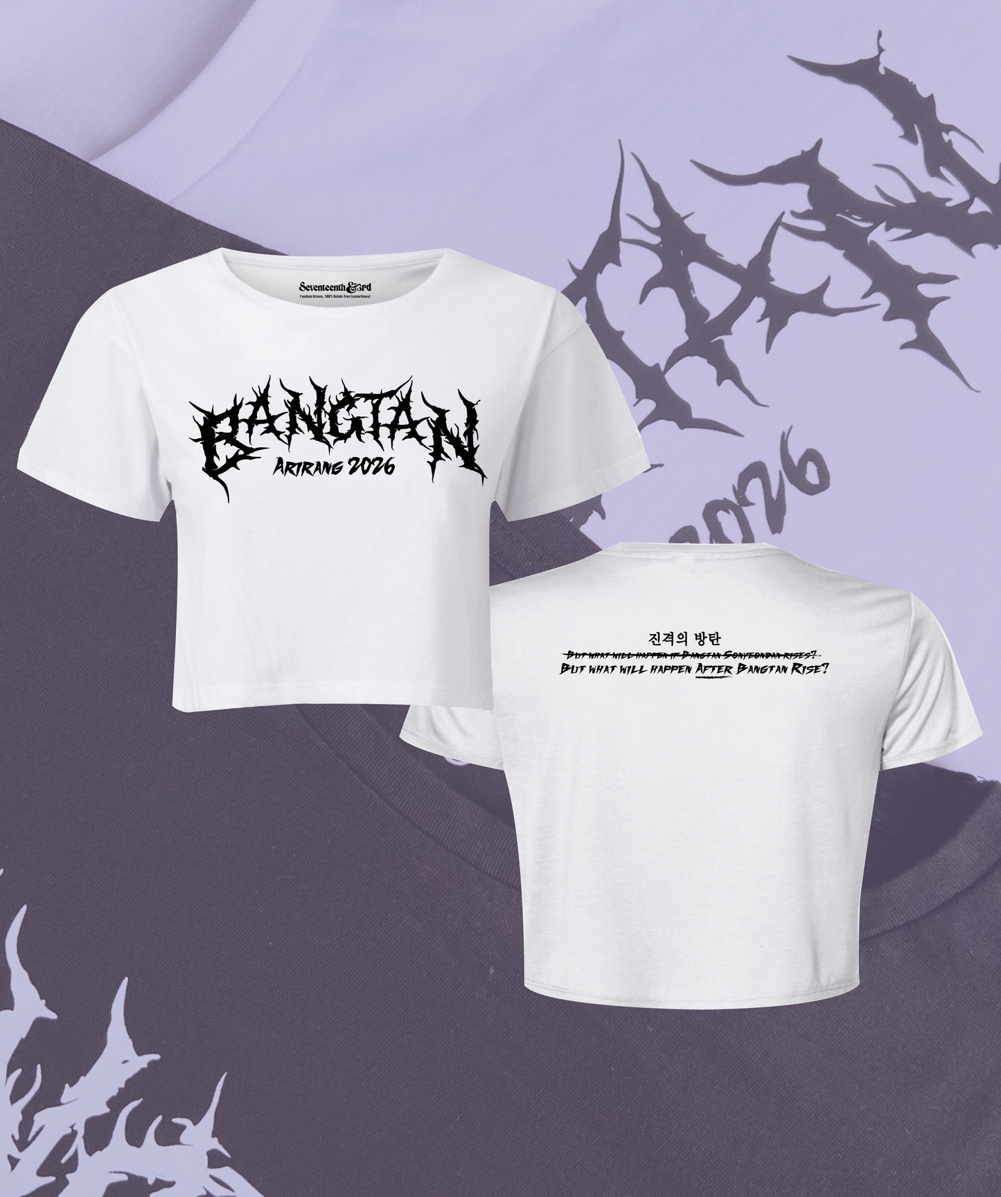 The Ararang BTS ROCK crop *preorder*