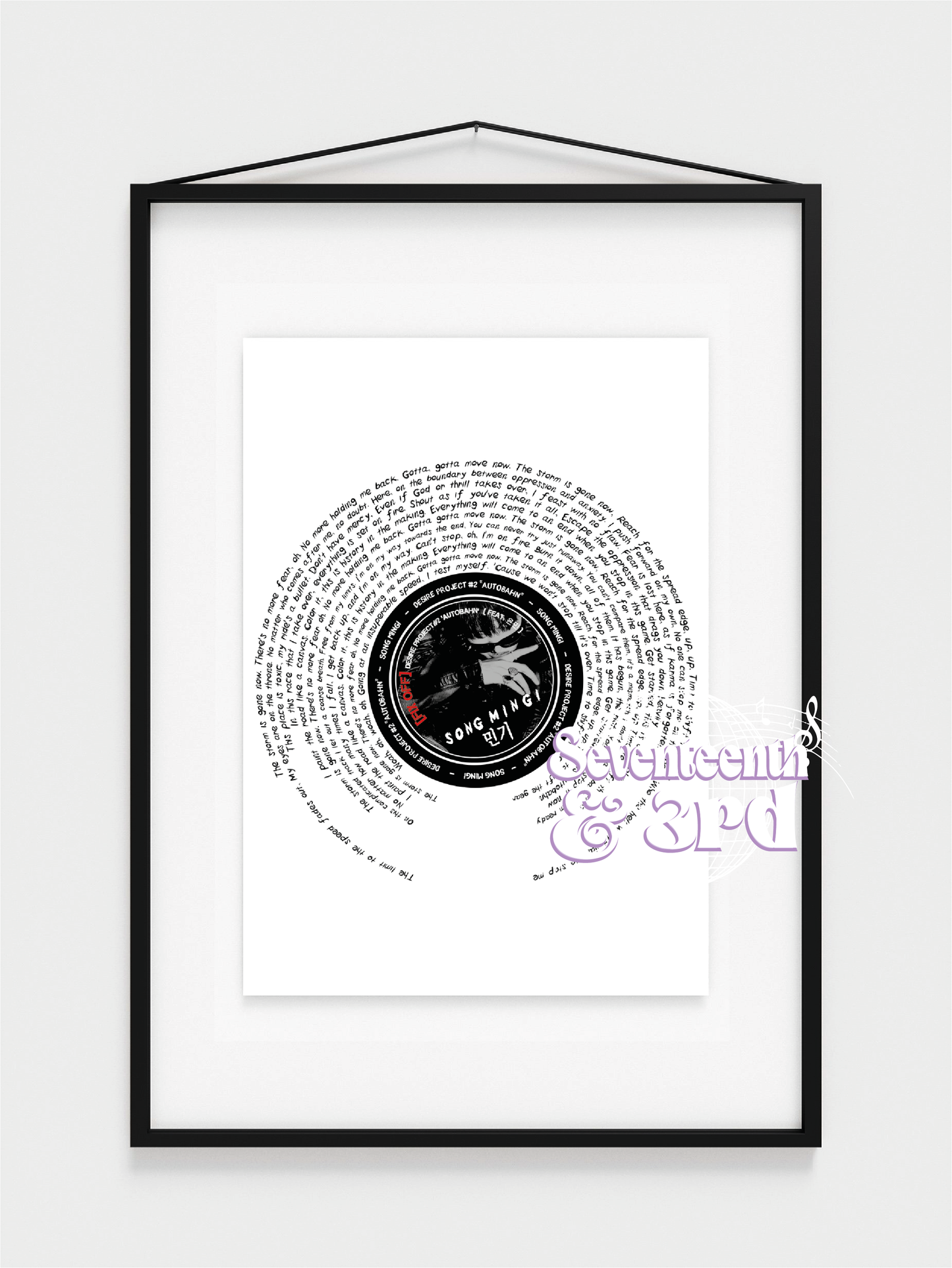 Mingi 'AUTOBAHN' Fix Off Print || Ateez Song Lyric