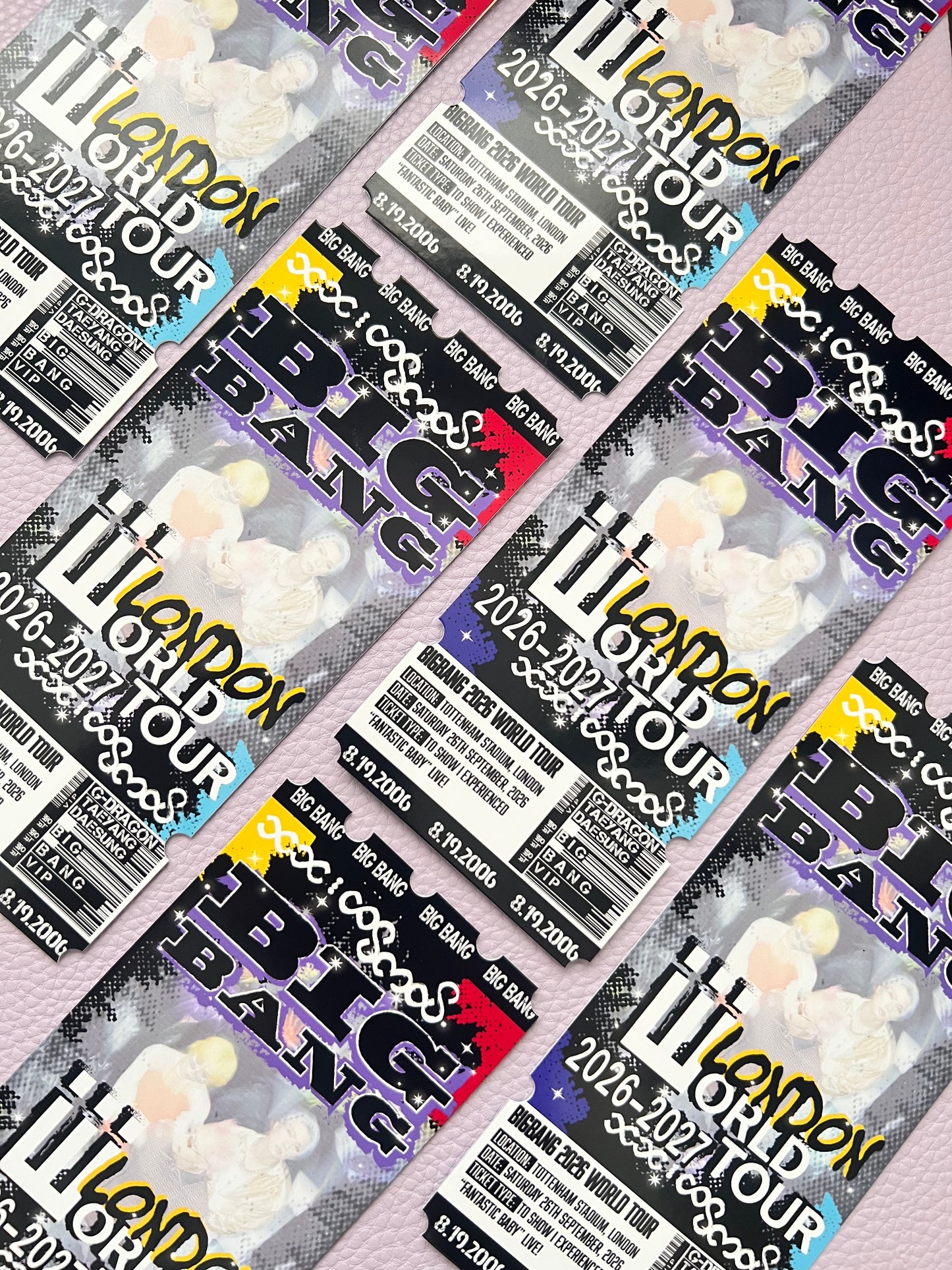 "BIG BANG" inspired Souvenir Ticket