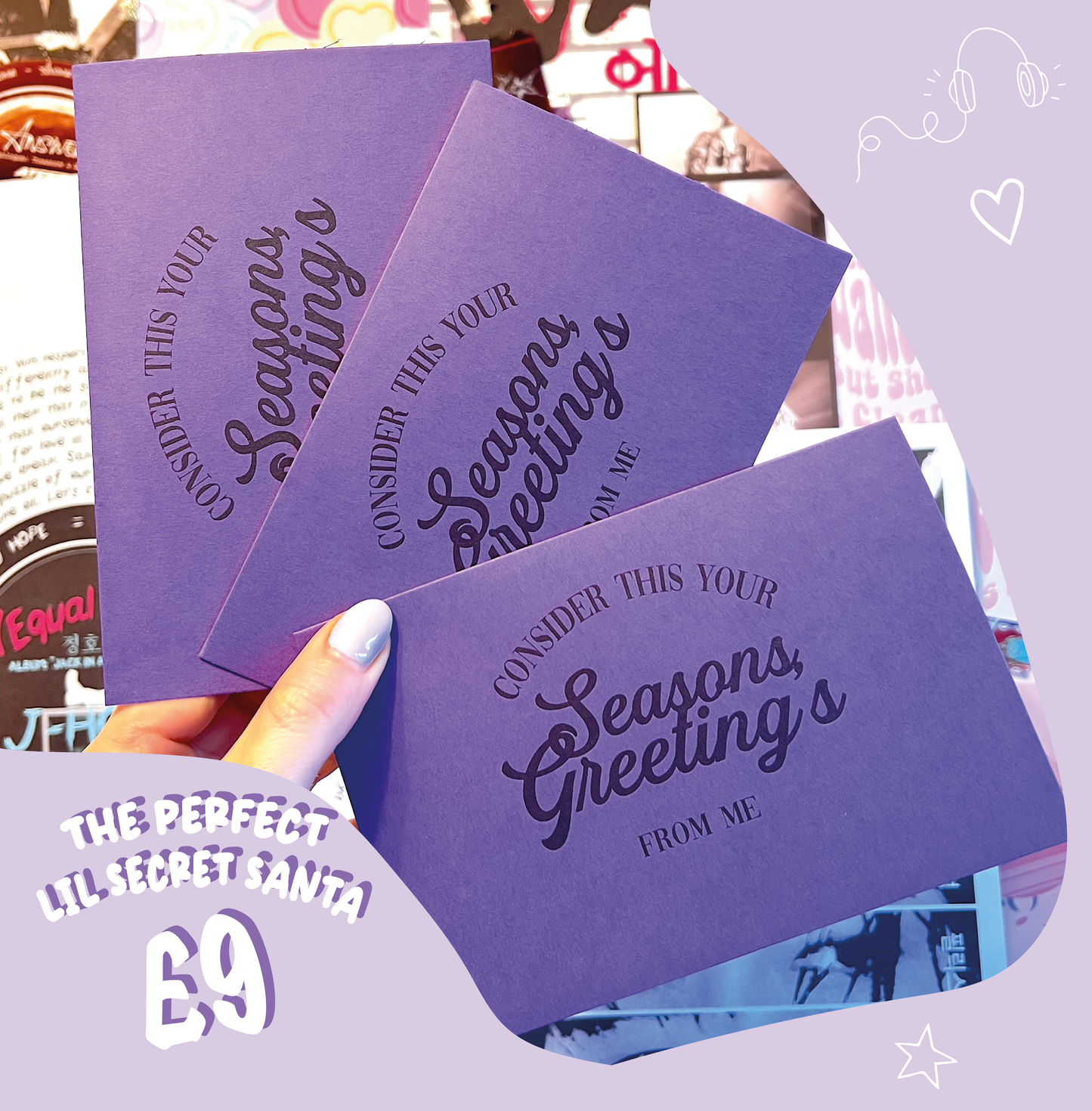 K-POP Secret Santa Letter Gift