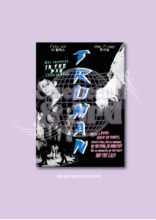 "TRUMAN" inspired movie poster Stray kids