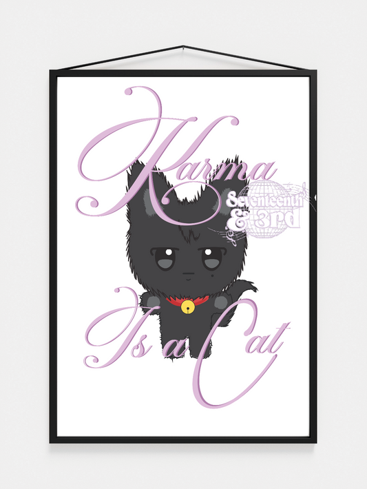 Woosan "Karma Is a Cat" Print