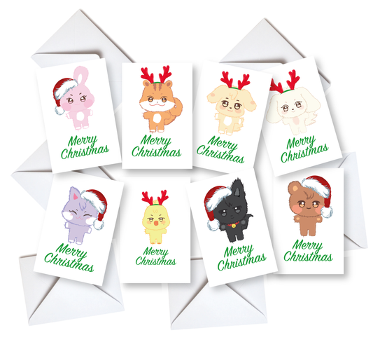 Its an "Aniteez Christmas" Greetings cards