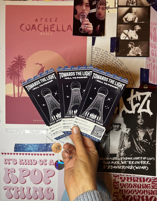 ATEEZ Towards The Light Souvenir Europe Ticket | your City | Your Date | tour 2025