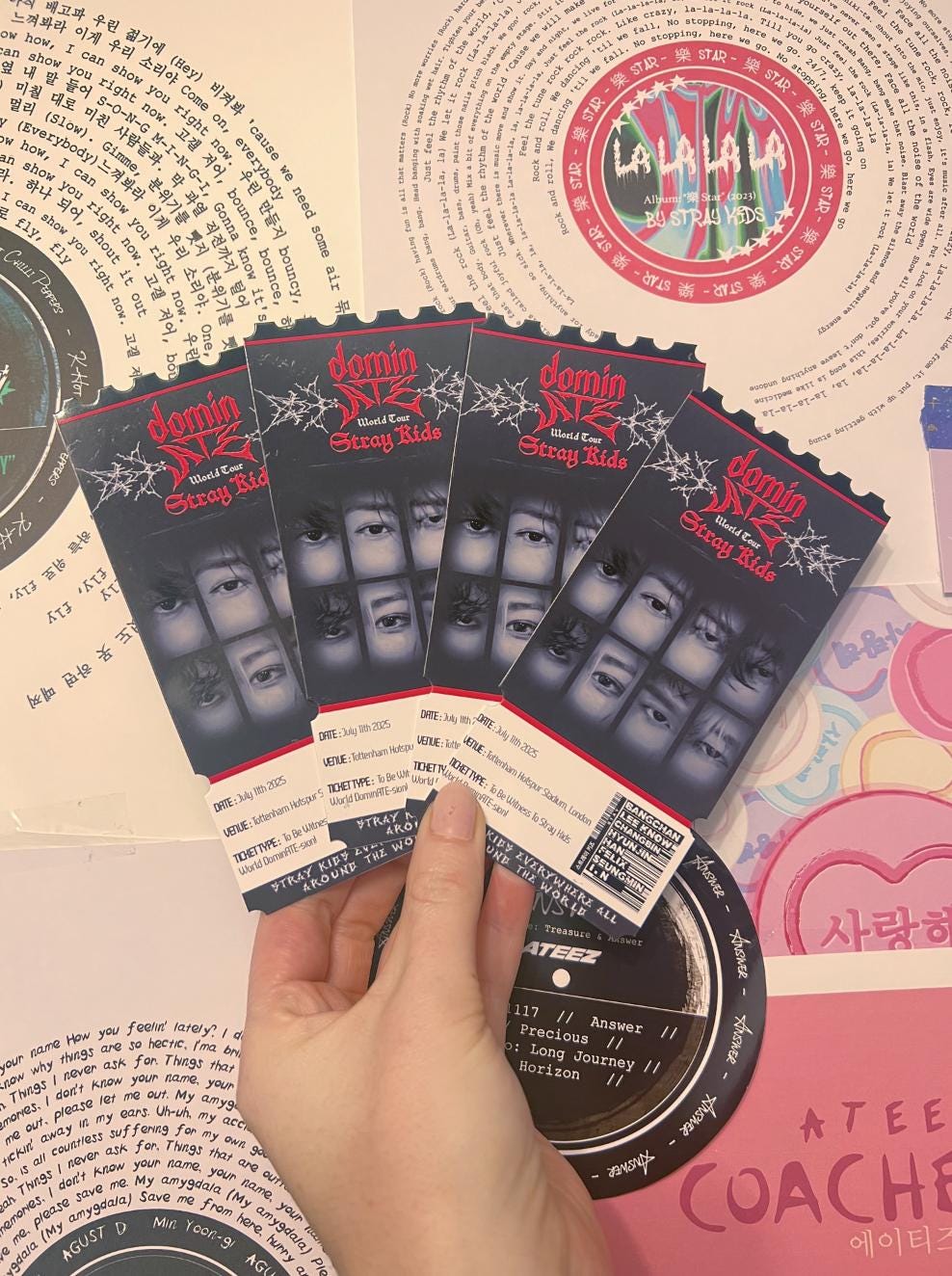 Stray Kids DominATE Souvenir Ticket | Your Date and Your Venue