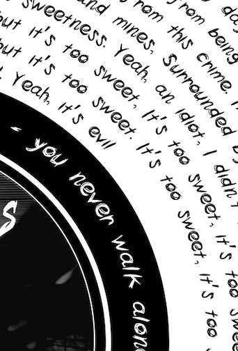 BTS J-Hope "Boy Meets Evil" Lyric inspired print